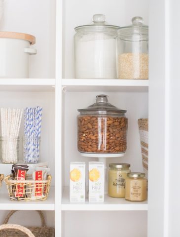 organized walk in pantry