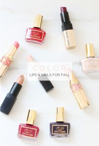 lips and nails for fall