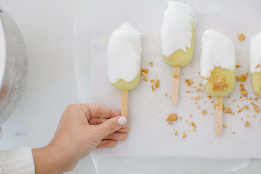 lemon meringue popsicles