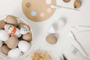 DIY suplies for easter eggs
