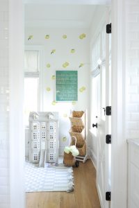 Kids play area with dollhouse