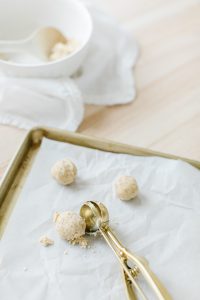 gold cookie scoop