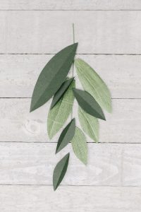 paper garland leaves
