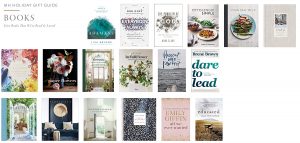 Gift Guide Books Holidays cookbooks interiors faith craft a good read