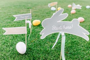 Easter egg hunt printable's in grass