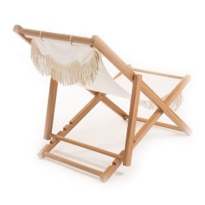 sling beach chair backview