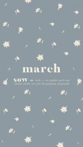 March Mobile - Dusty Blue