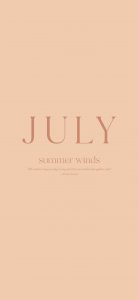 July Mobile - Peachy