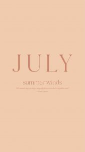July Mobile - Peachy