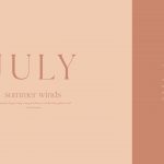 July Calendar - Peachy