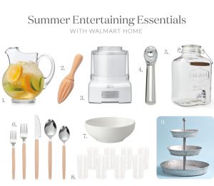 Summer Entertaining Essentials: With Walmart Home Mood Board