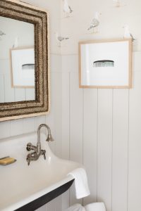 Bathroom Art and Mirror