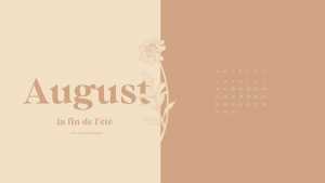 August Calendar - Late Summer