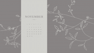 November Calendar - Stone